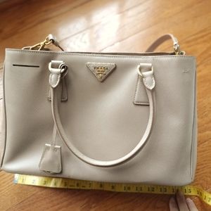 Prada Gardener medium saffiano leather tote